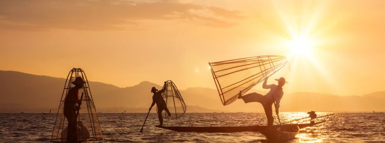 el tejido social de Inle Lake