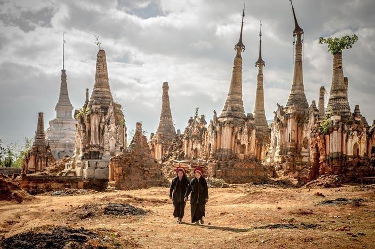 Visita al pueblo de Inn Dein en Inle