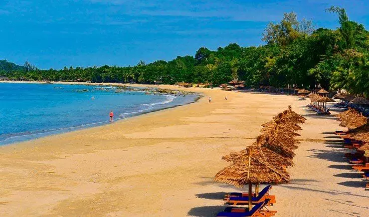 Playa de Ngapali en Myanmar